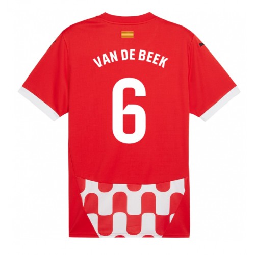 Dres Girona Donny van de Beek #6 Domaci 2024-25 Kratak Rukav